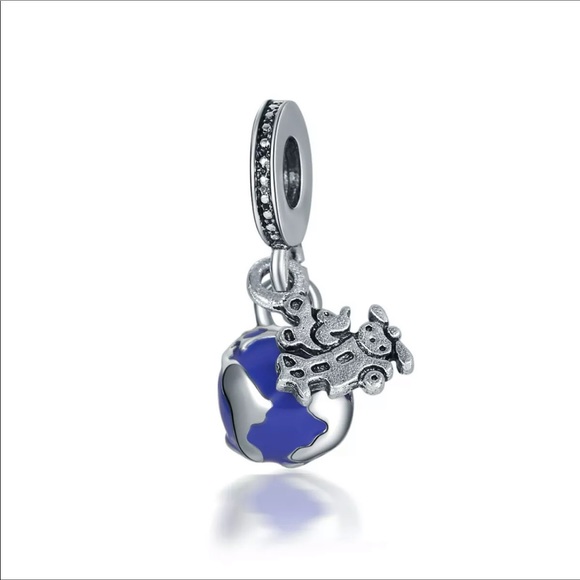 New Disney 925-Charm Bead Fit Necklace Bracelet - Picture 2 of 2